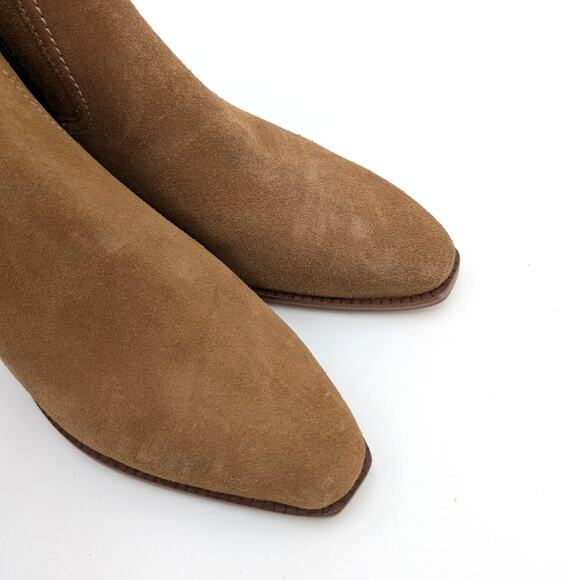 Cole Haan Naia Pointed Toe Block Heel Booties Women's Brown Size US7B - Picture 13 of 13